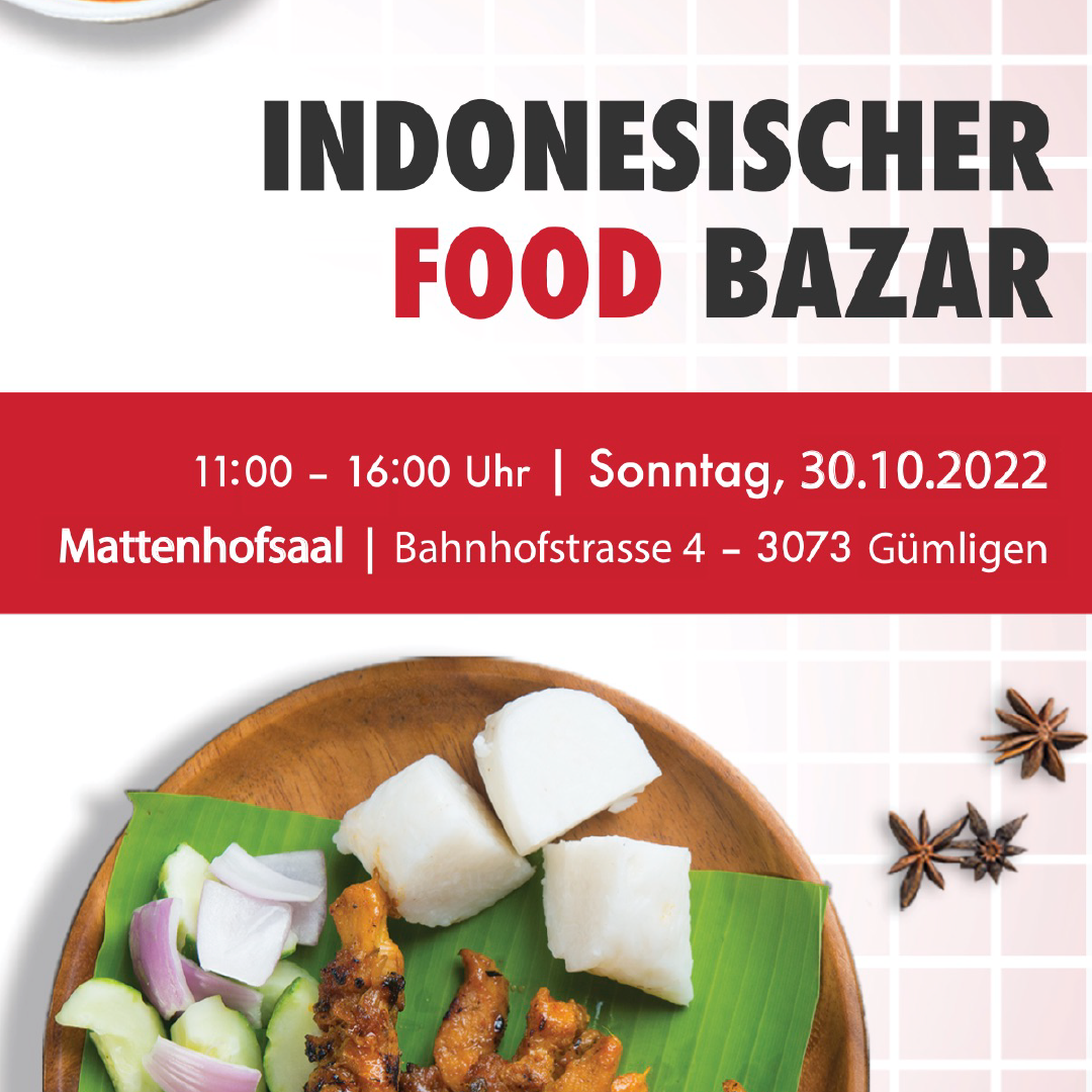 Indonesischer Food Bazar im Mattenhofsaal